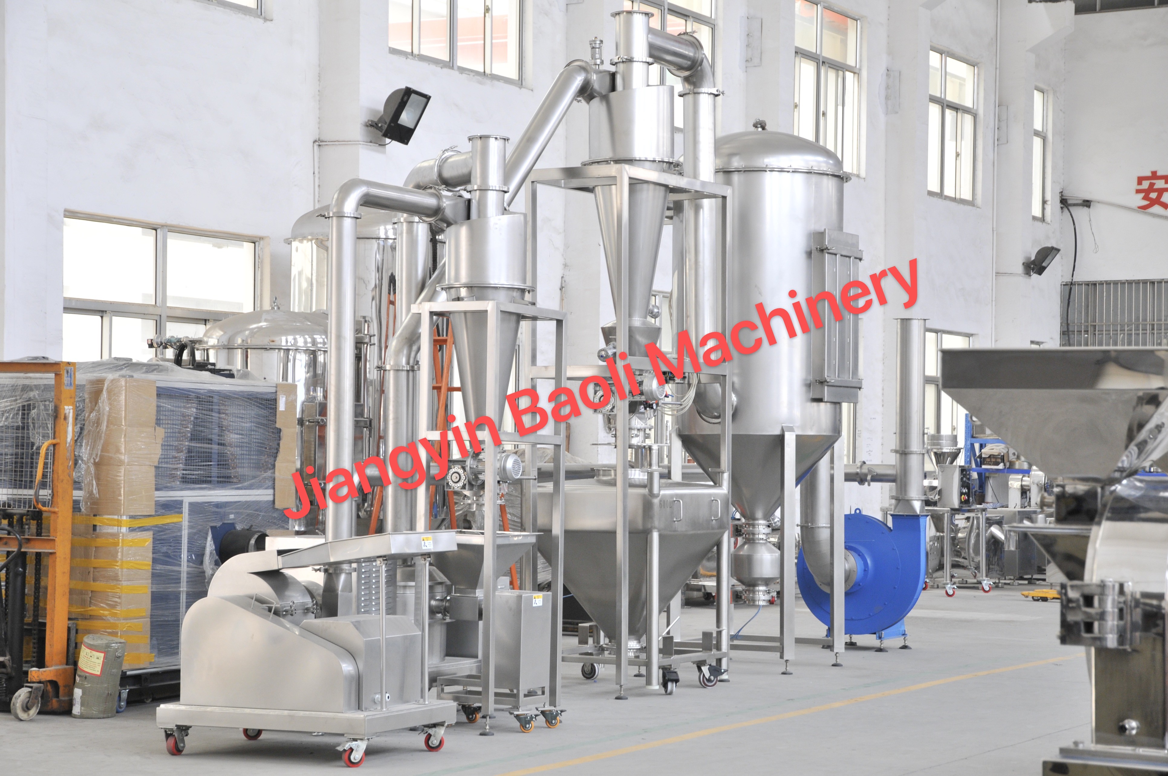 Neueste Unternehmensblogs über Schwarzer purpurroter Reis-Superfine 200 Maschen-Pulver Pulverizer-Maschine bereit zu versenden