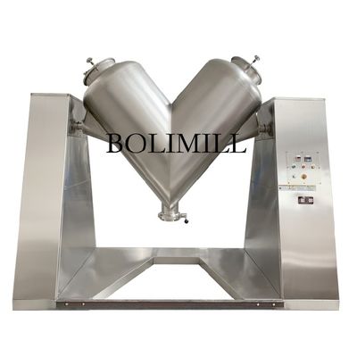 kaufen Small 180L Capacity Dry Powder Mixing V Type Mixer Machine with 1.5 kW Power and 1 Year Warranty online manufacture