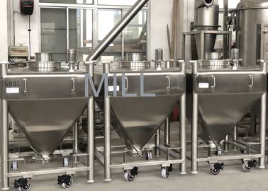 IBC-Vakuumbeweglicher Pulver-Behälter-Vakuumförderer für Pulver-Behälter-Mischmaschinen-Edelstahl